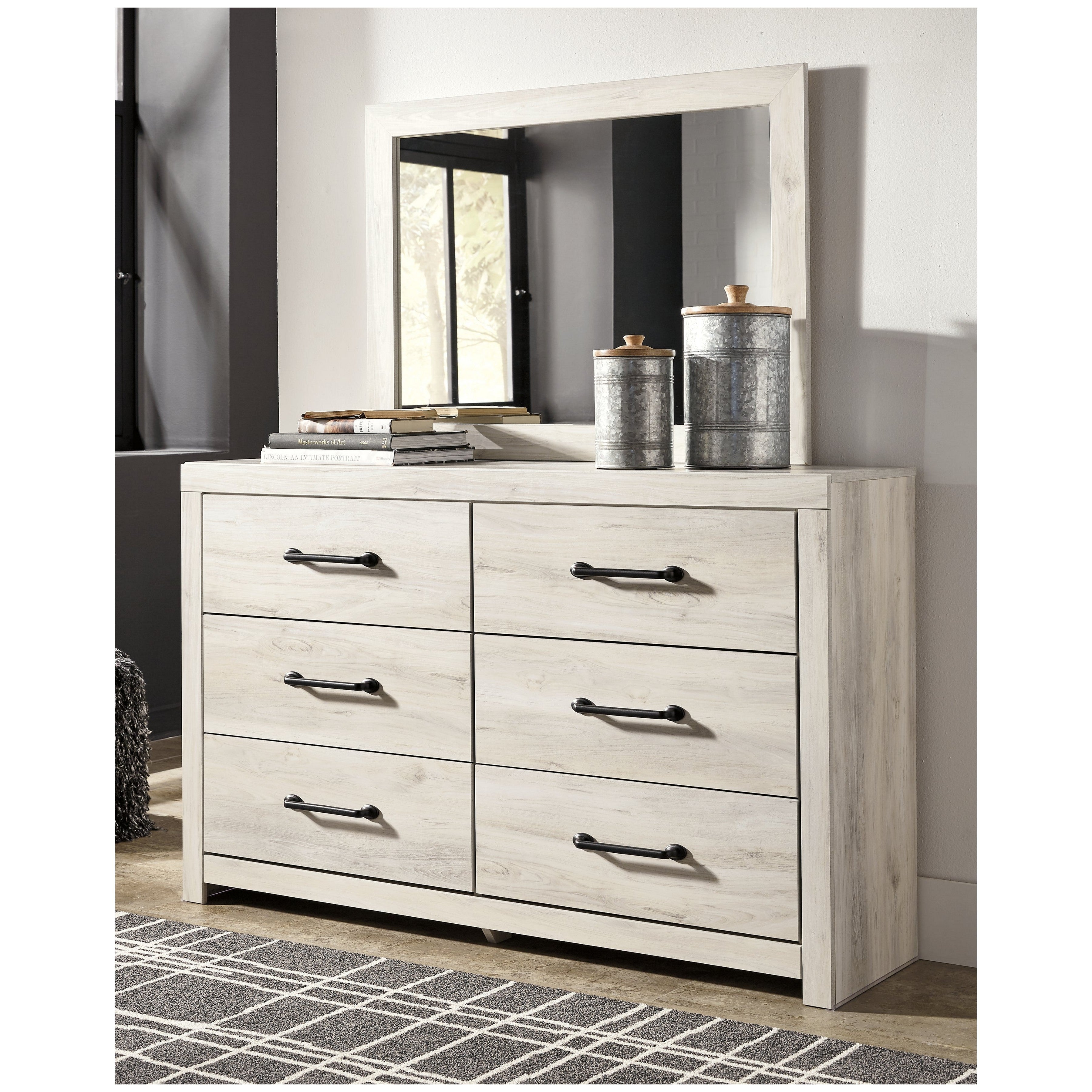 Cambeck Dresser and Mirror Ash-B192B1