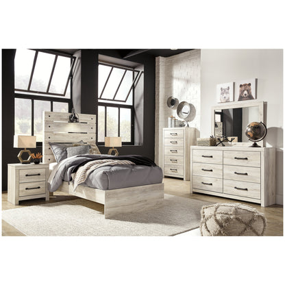 Cambeck Twin Panel Bed, Dresser, Mirror, Chest, and Nightstand Ash-B192B59