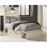 Cambeck Panel Bed with 2 Storage Drawers