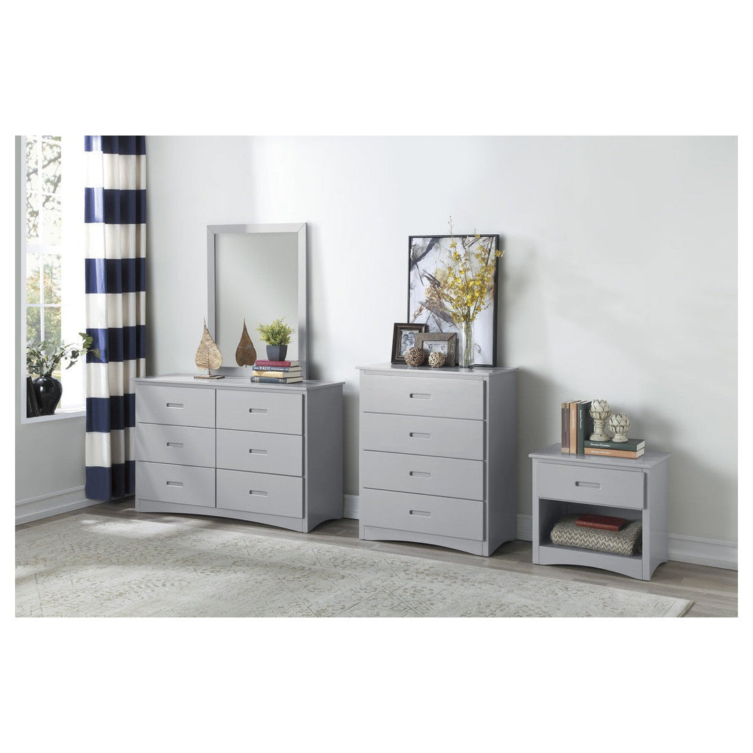 CHEST, 4 DRAWERS, GRAY B2063-9