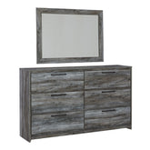 Baystorm Dresser and Mirror Ash-B221B30