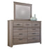 Zelen Dresser and Mirror Ash-B248B1