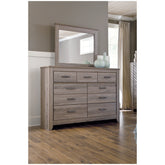 Zelen Dresser and Mirror Ash-B248B1