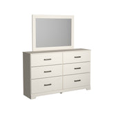 Stelsie Dresser and Mirror Ash-B2588B1