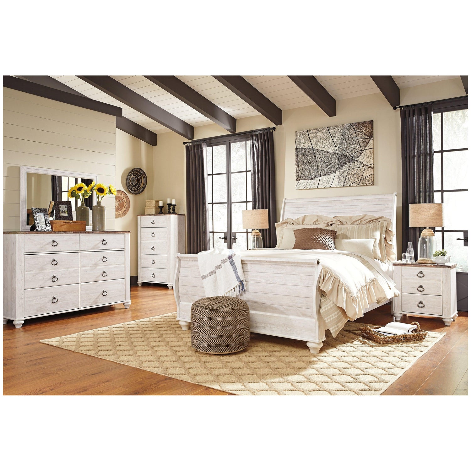 Willowton Chest of Drawers Ash-B267-46