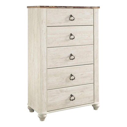 Willowton Chest of Drawers Ash-B267-46