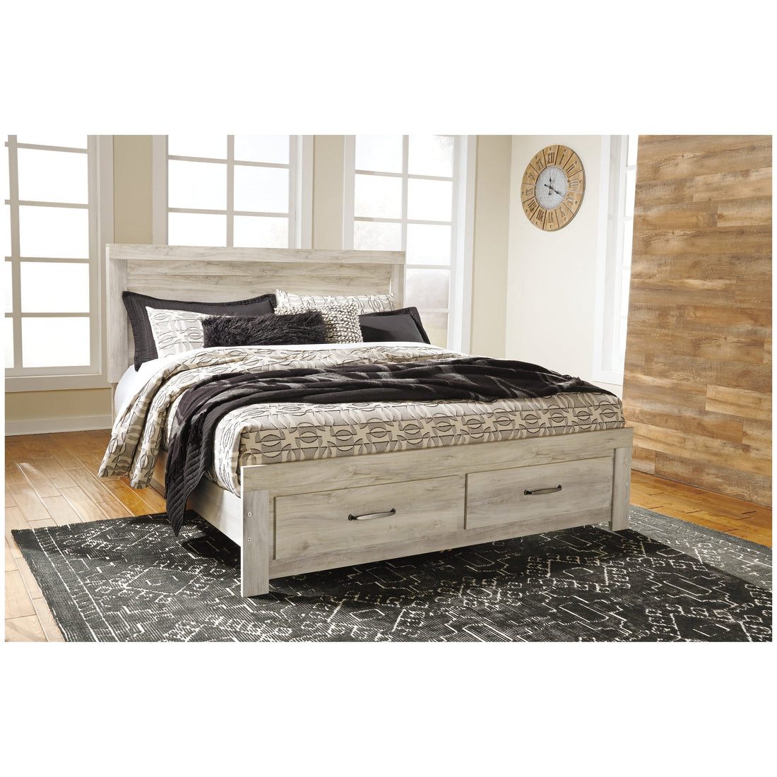 Bellaby Platform Bed with 2 Storage Drawers