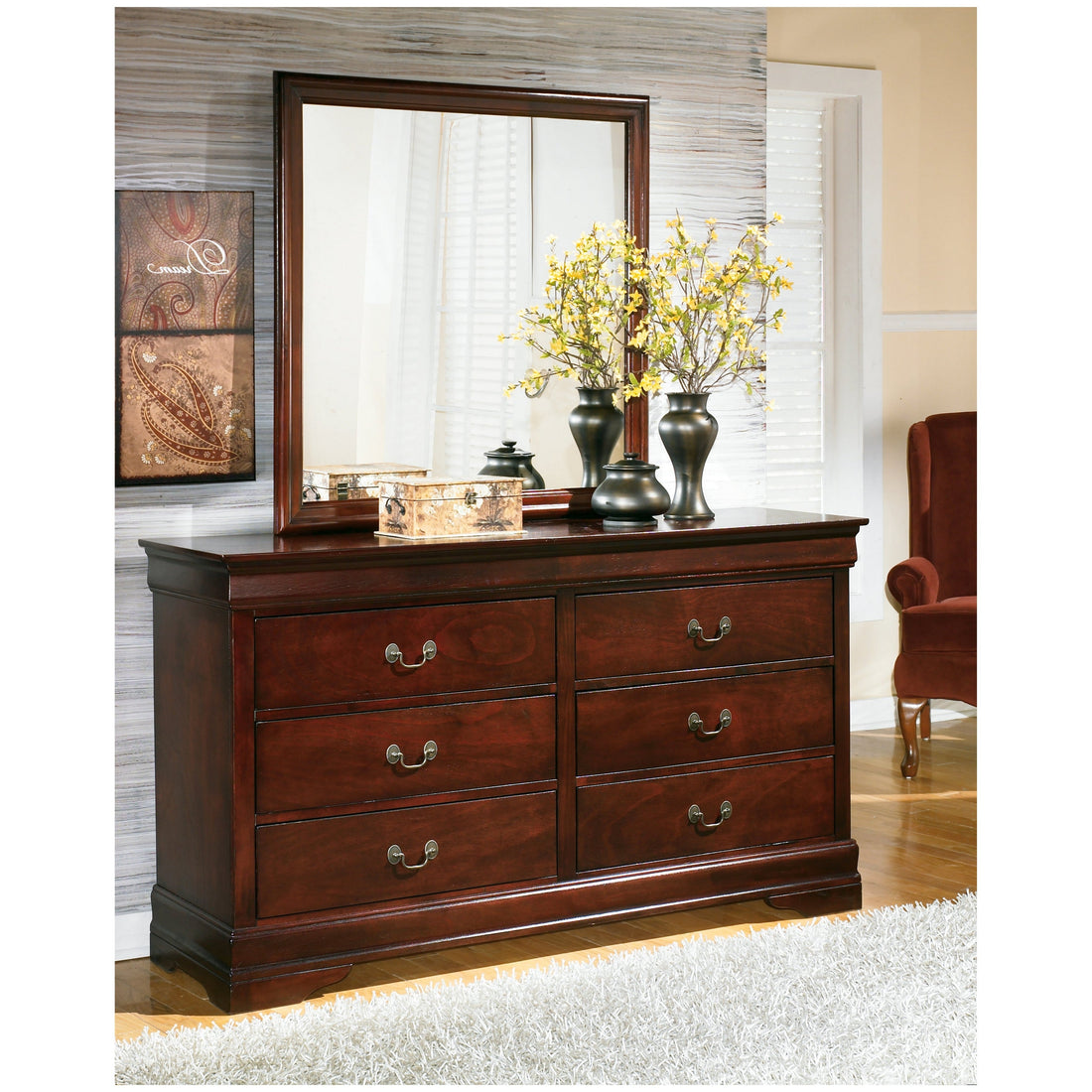 Alisdair Dresser and Mirror Ash-B376B1