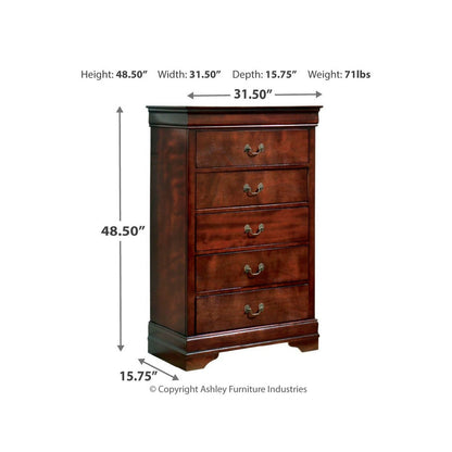 Alisdair Chest of Drawers Ash-B376-46