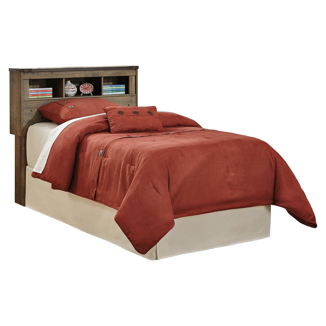 Trinell Bookcase Headboard Ash-B446-63