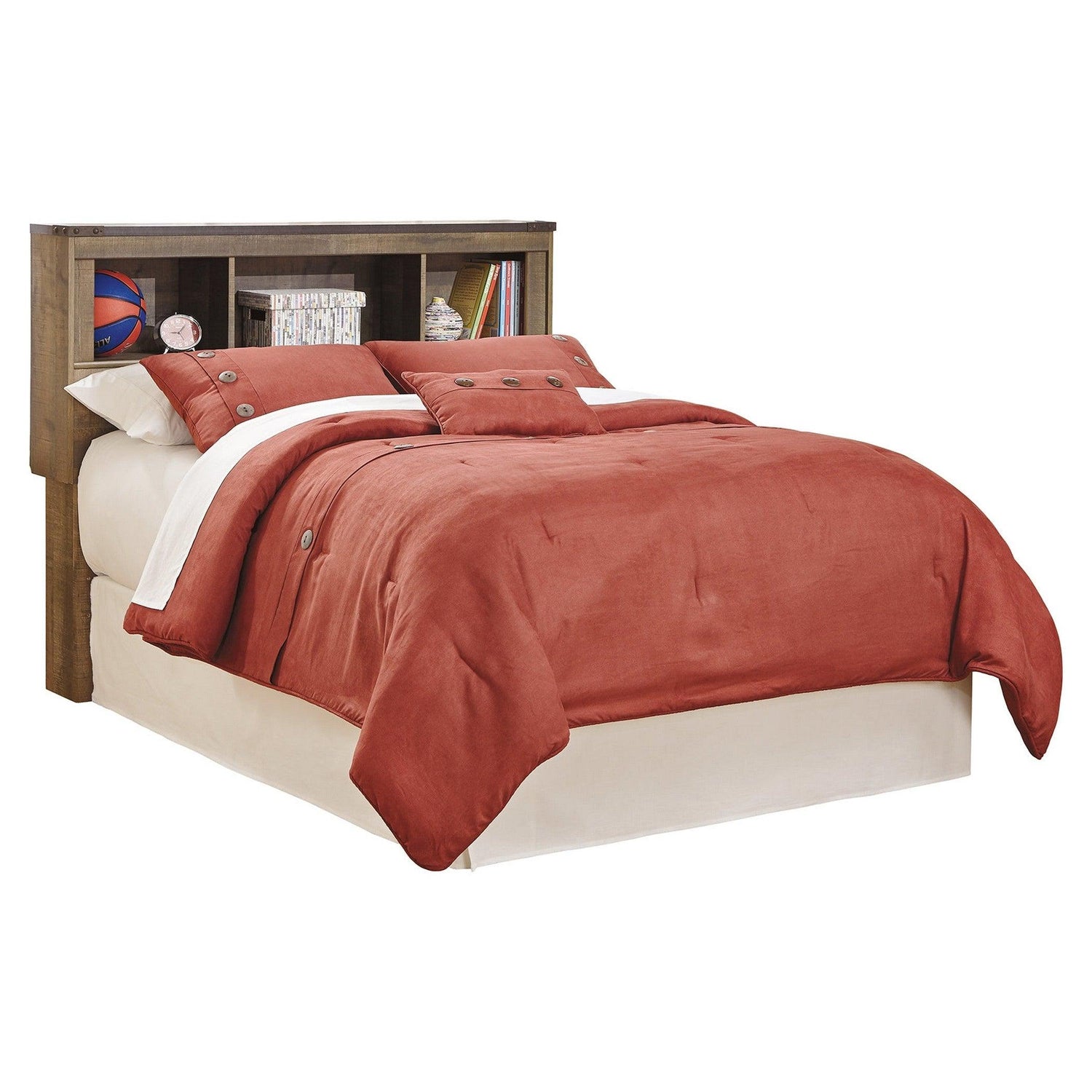 Trinell Bookcase Headboard Ash-B446-65