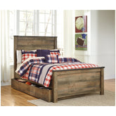 Trinell Panel Bed with 1 Large Storage Drawer