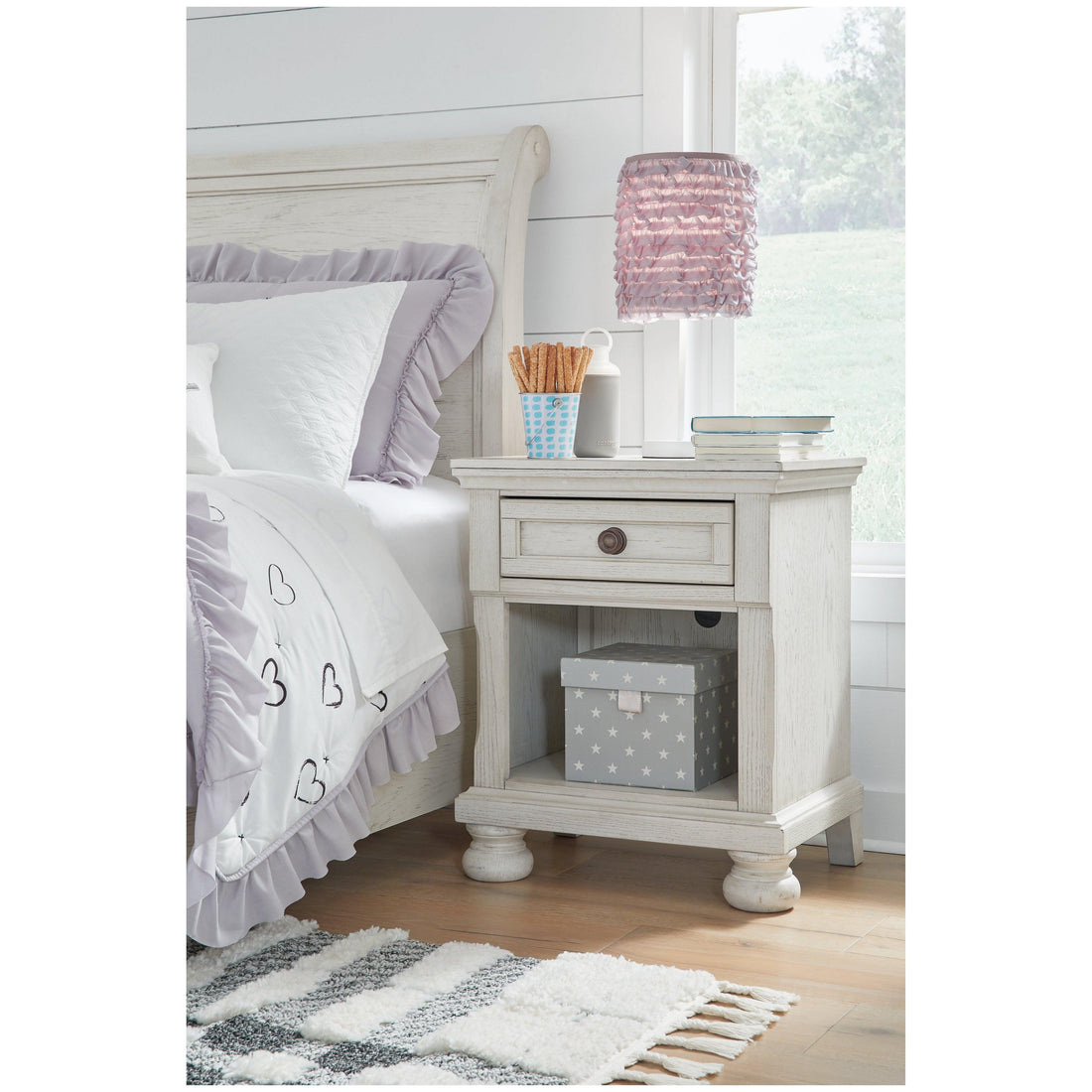 Robbinsdale Nightstand Ash-B742-91