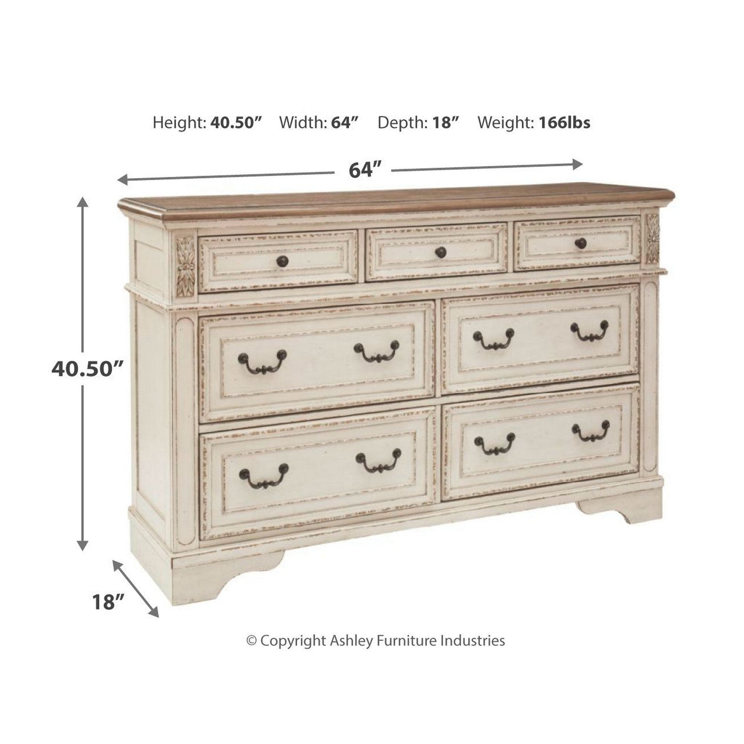 Realyn Dresser Ash-B743-31