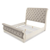 Realyn Sleigh Bed Ash-B743B4