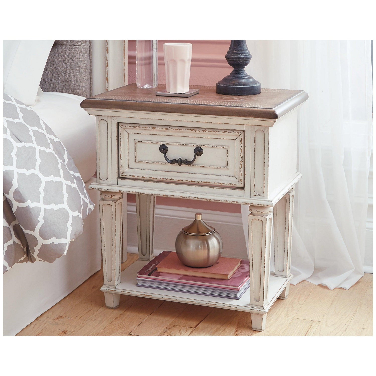 Realyn Nightstand Ash-B743-91