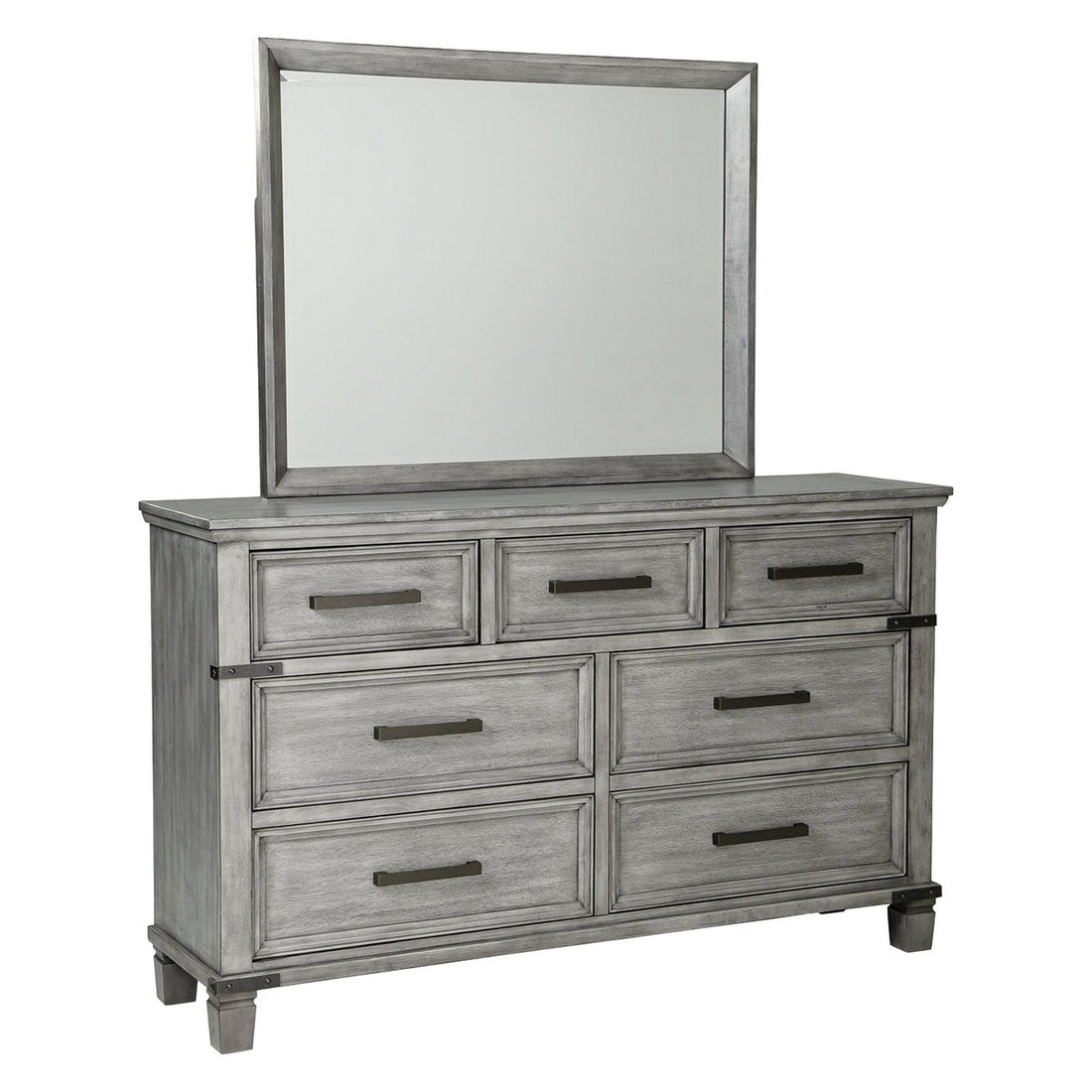 Russelyn Dresser and Mirror Ash-B772B1