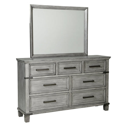 Russelyn Dresser and Mirror Ash-B772B1