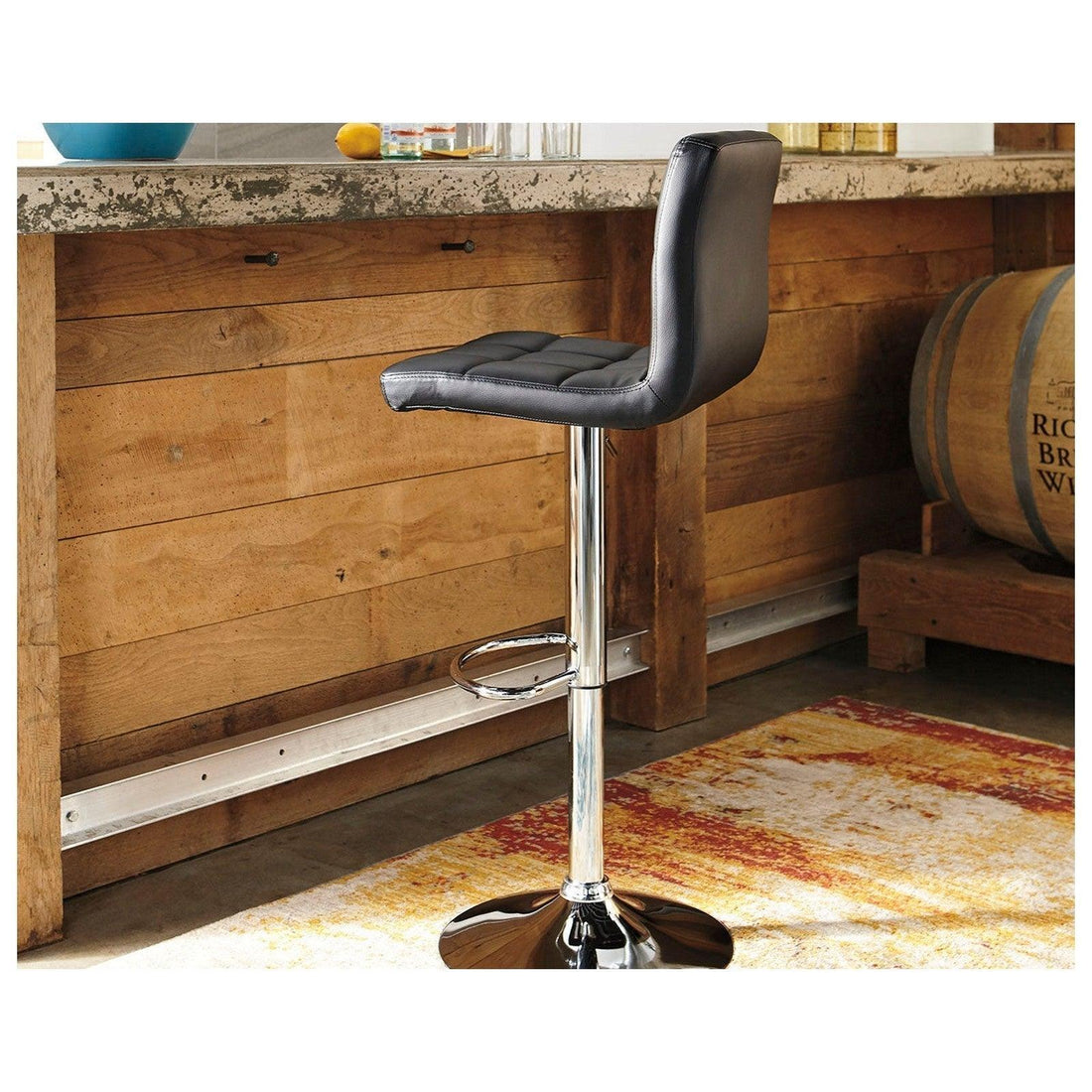 Bellatier Adjustable Height Bar Stool Ash-D120-130