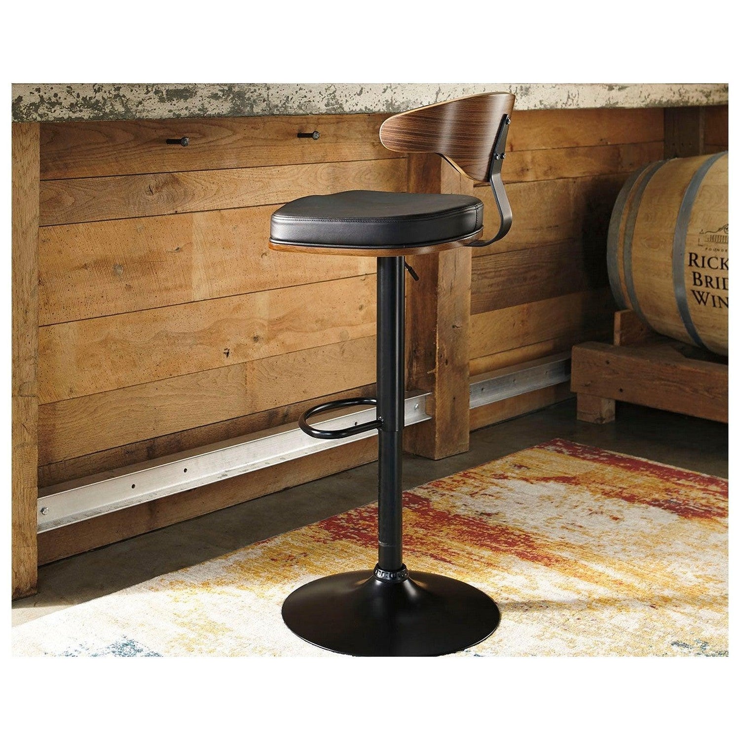 Bellatier Adjustable Height Bar Stool Ash-D120-330