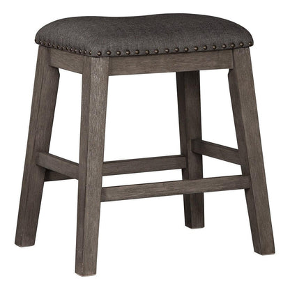 Caitbrook Counter Height Upholstered Bar Stool Ash-D388-024