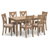 Sanbriar Dining Table and Chairs (Set of 7) Ash-D393-425