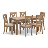 Sanbriar Dining Table and Chairs (Set of 7) Ash-D393-425