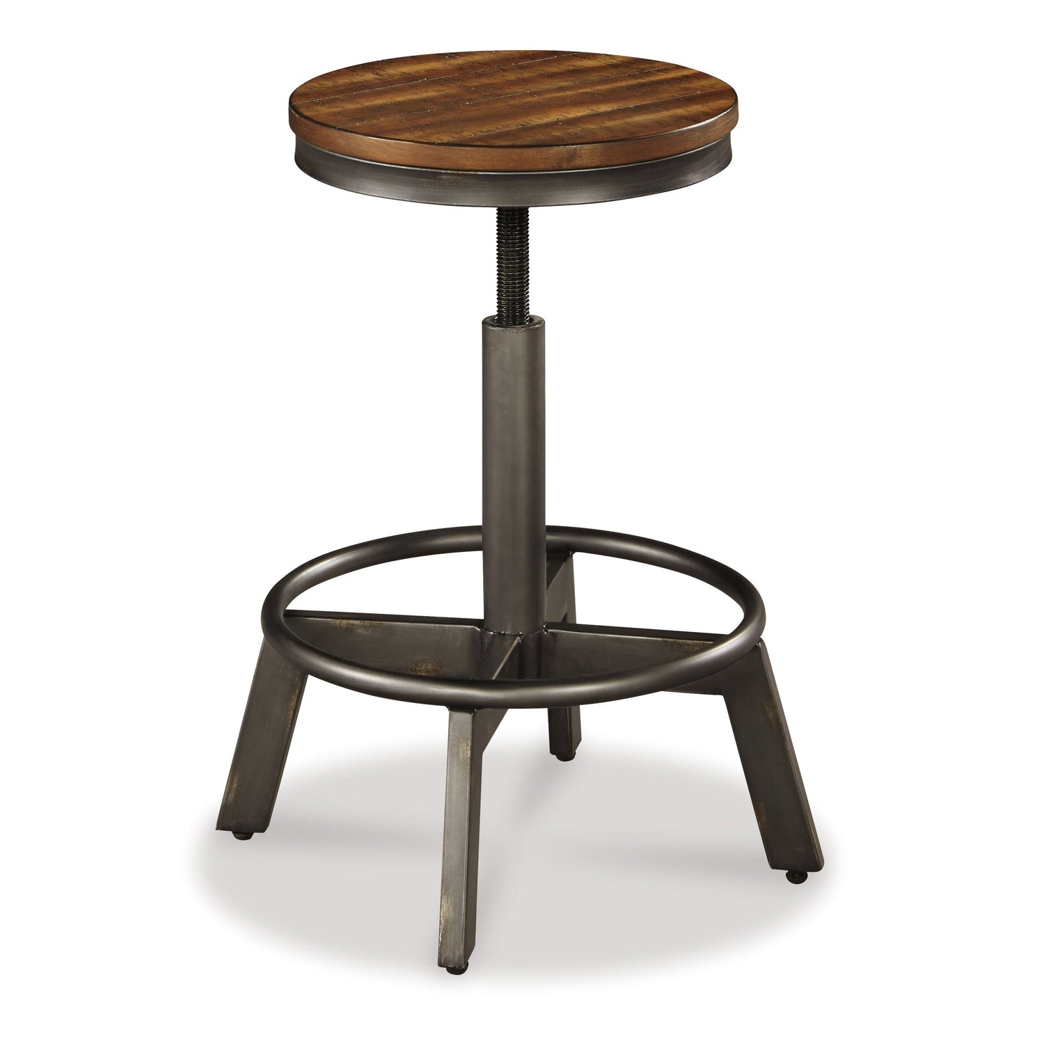 Torjin Counter Height Dining Table with 4 Barstools Ash-D440D2