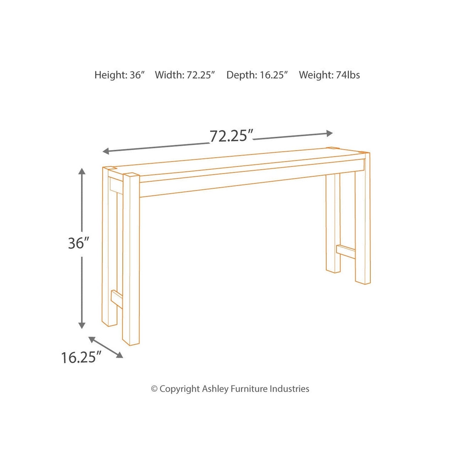 Torjin Counter Height Dining Table with 4 Barstools Ash-D440D2