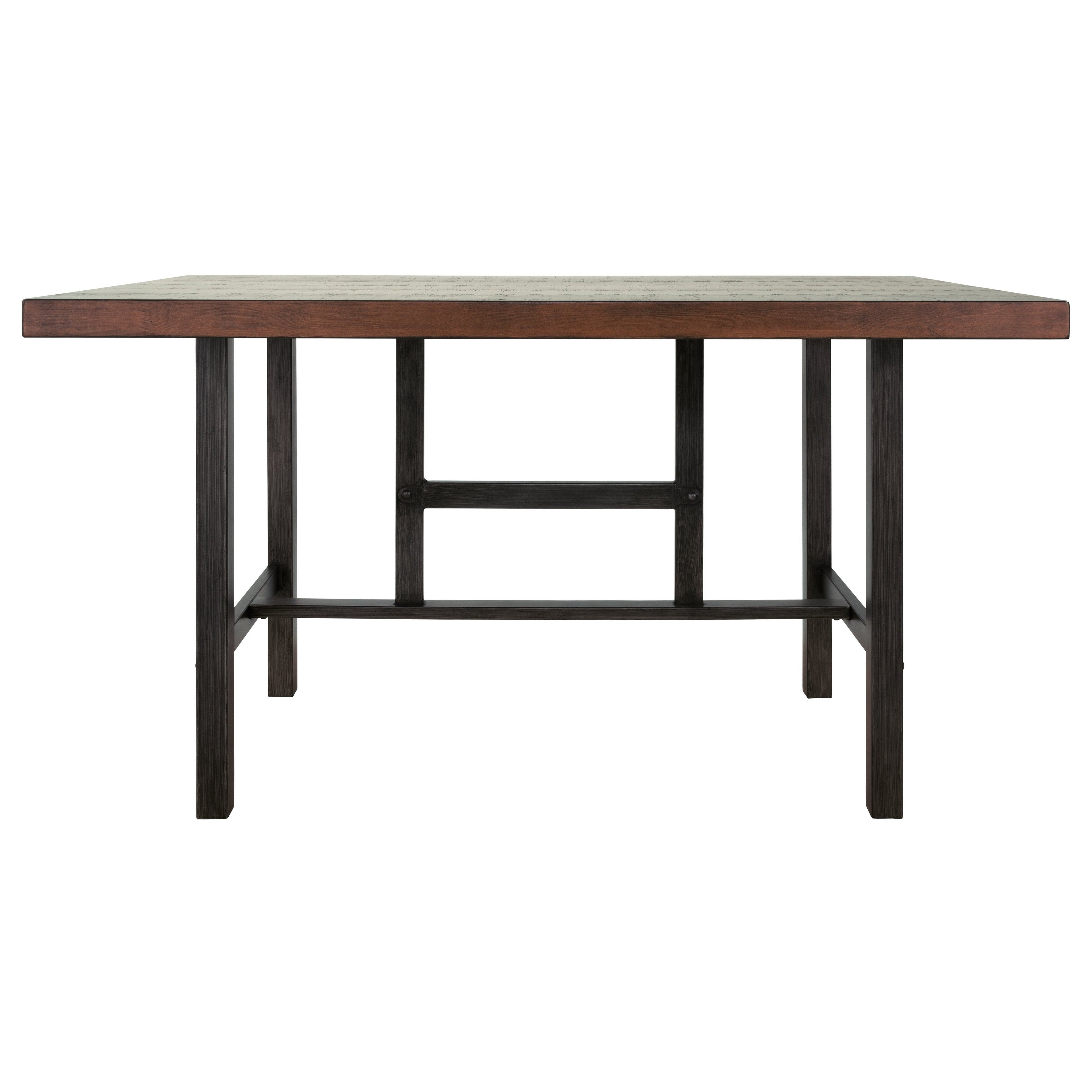 Kavara Counter Height Dining Table with 4 Barstools Ash-D469D1