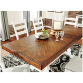 Valebeck Dining Table and 8 Chairs Ash-D546D7