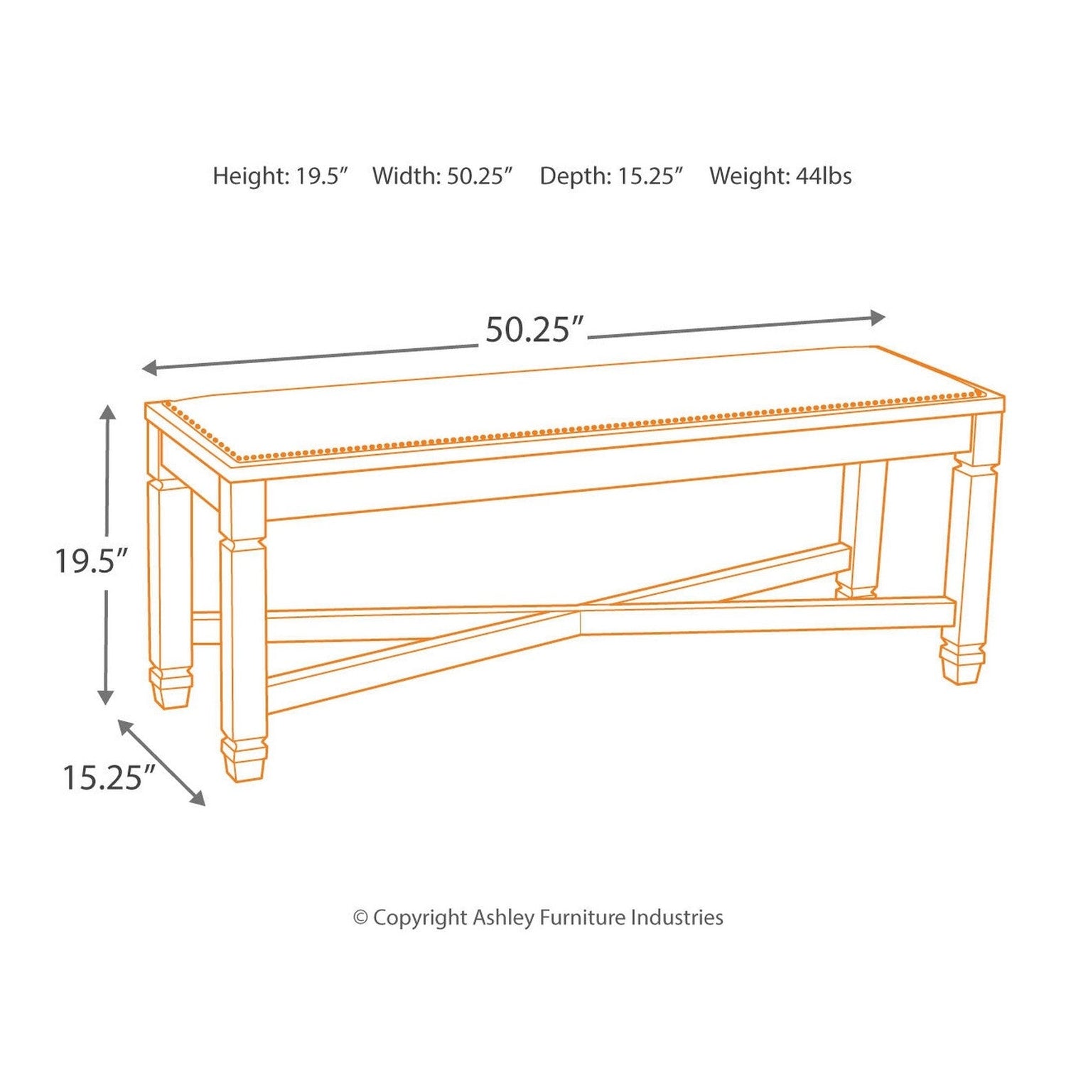 Bolanburg Dining Table with 2 Chairs and 2 Benches Ash-D647D7