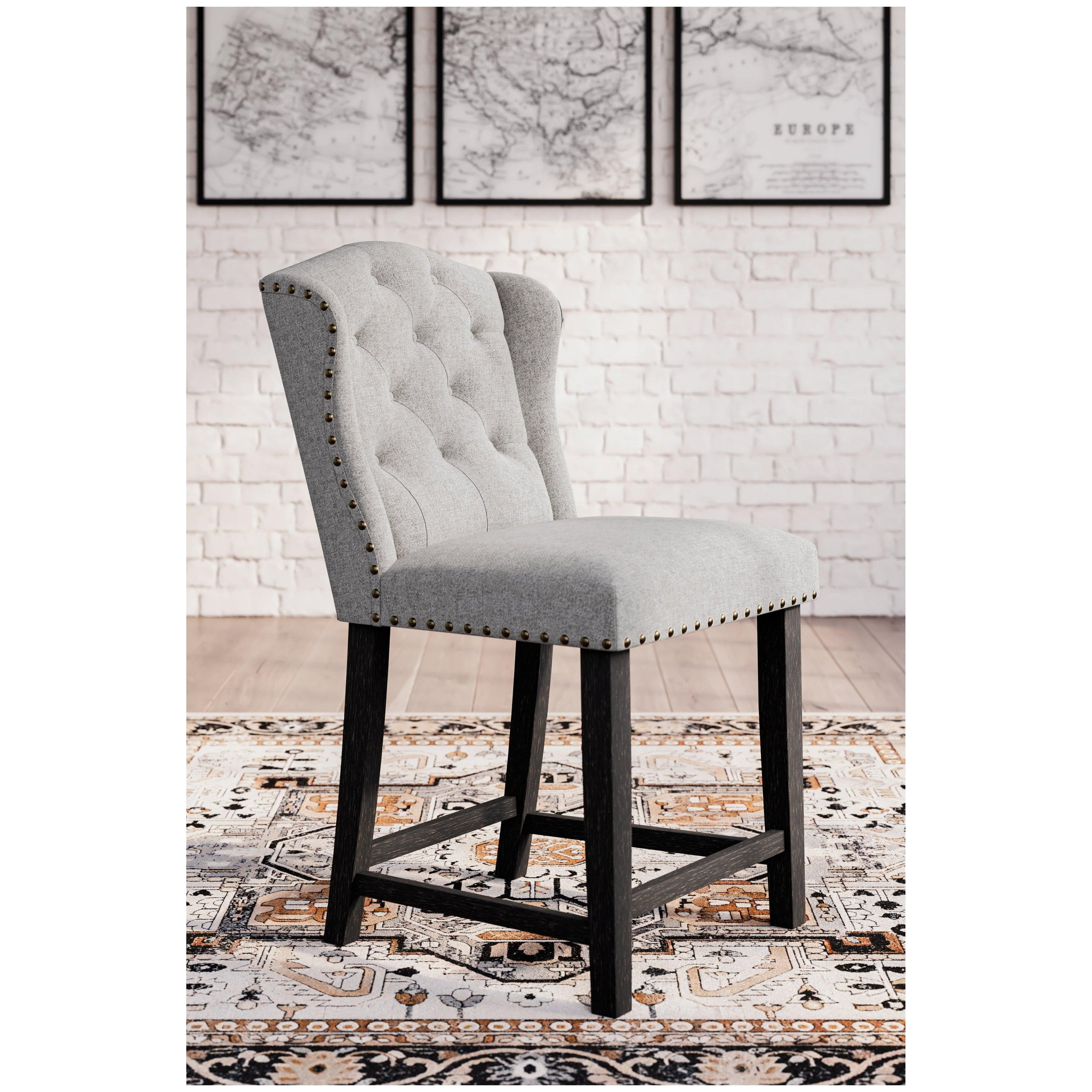 Jeanette Counter Height Bar Stool Ash-D702-124