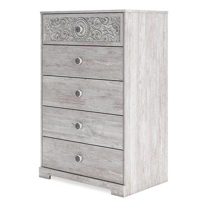 Paxberry Chest of Drawers Ash-EB1811-245