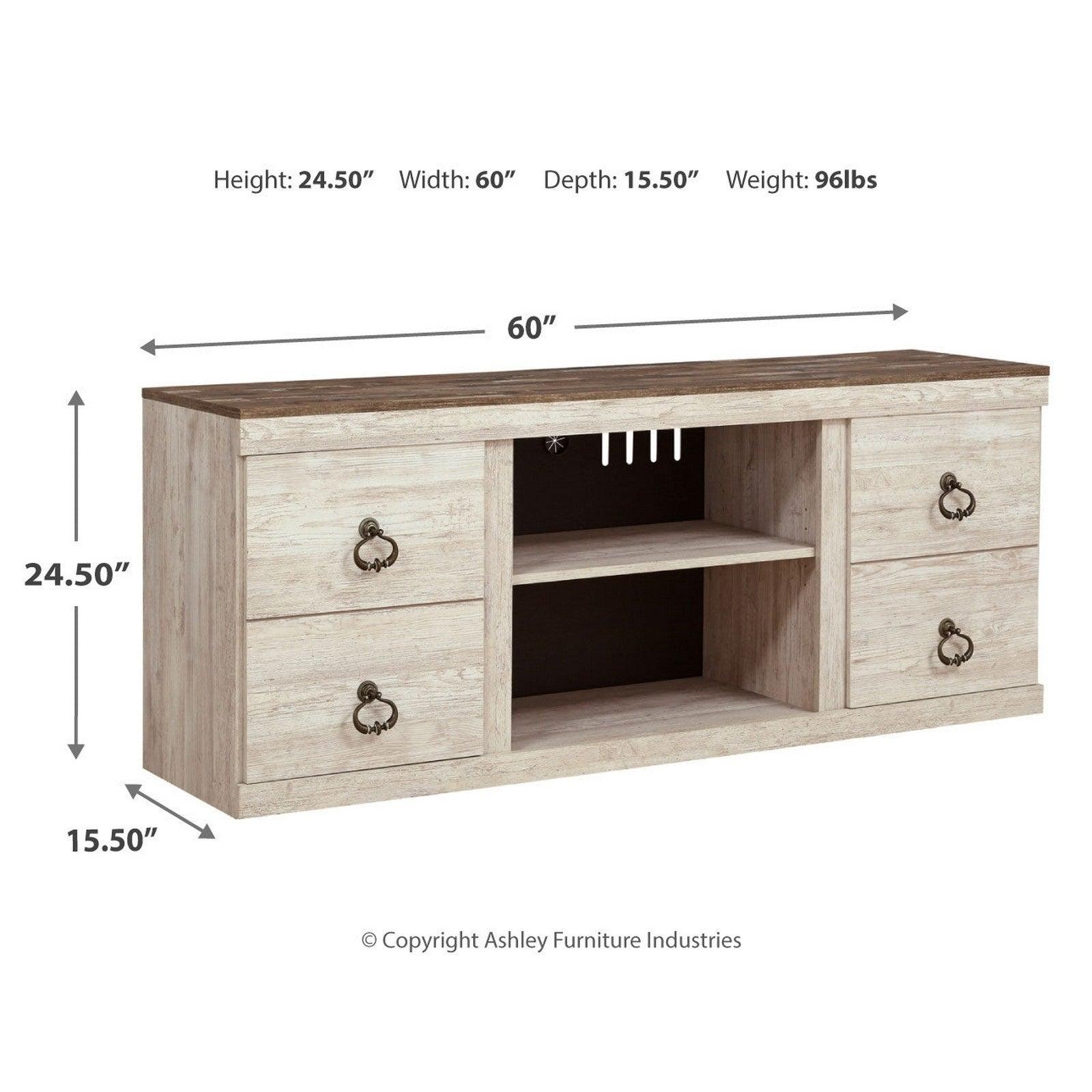 Ashley willowton store tv stand