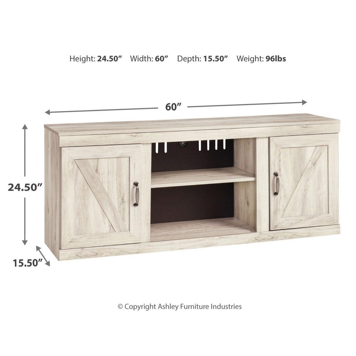 Bellaby 60&quot; TV Stand Ash-EW0331-268