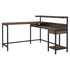 Arlenbry Home Office L-Desk with Storage Ash-H275-24