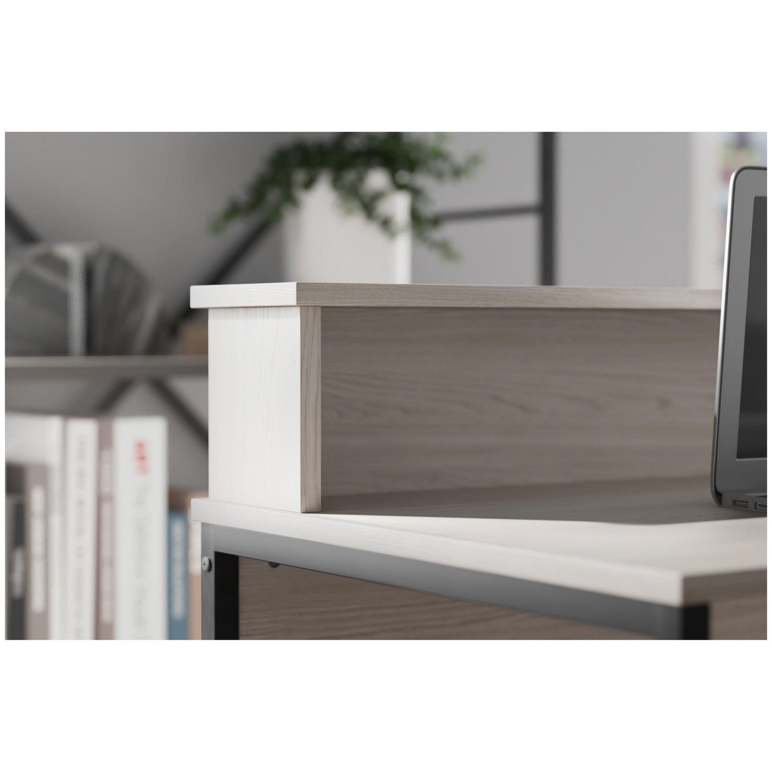 Bayflynn Home Office Desk Ash-H288-14