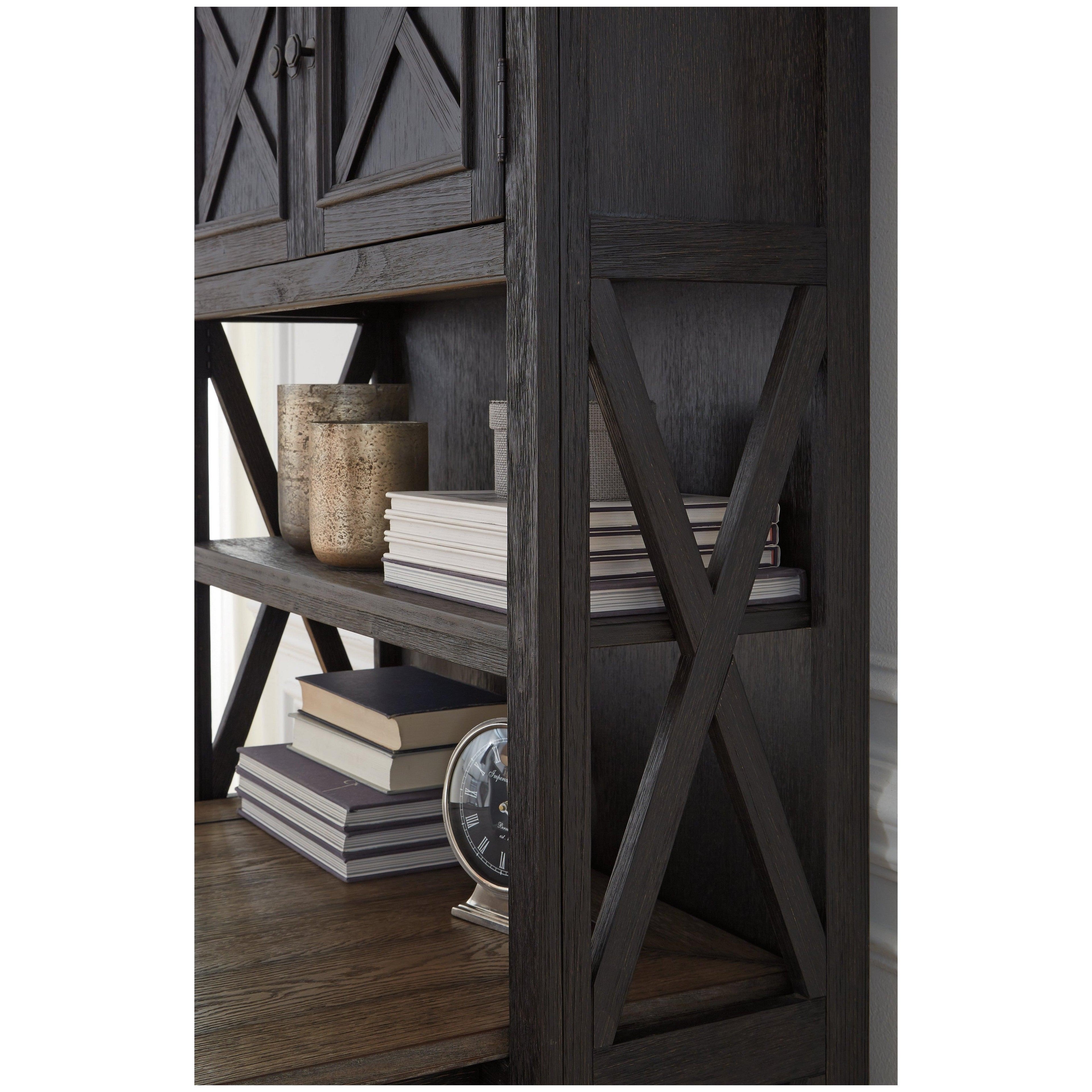 Tyler Creek 74&quot; Bookcase Ash-H736-17