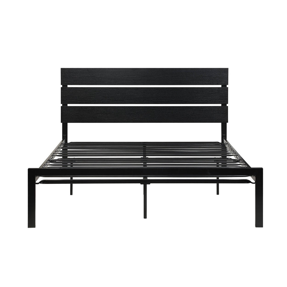 BLACK METAL BED, QUEEN HM1804BK-1