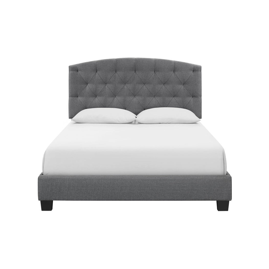 QUEEN PLATFORM BED IN A BOX, GRAY HM1863GY-1