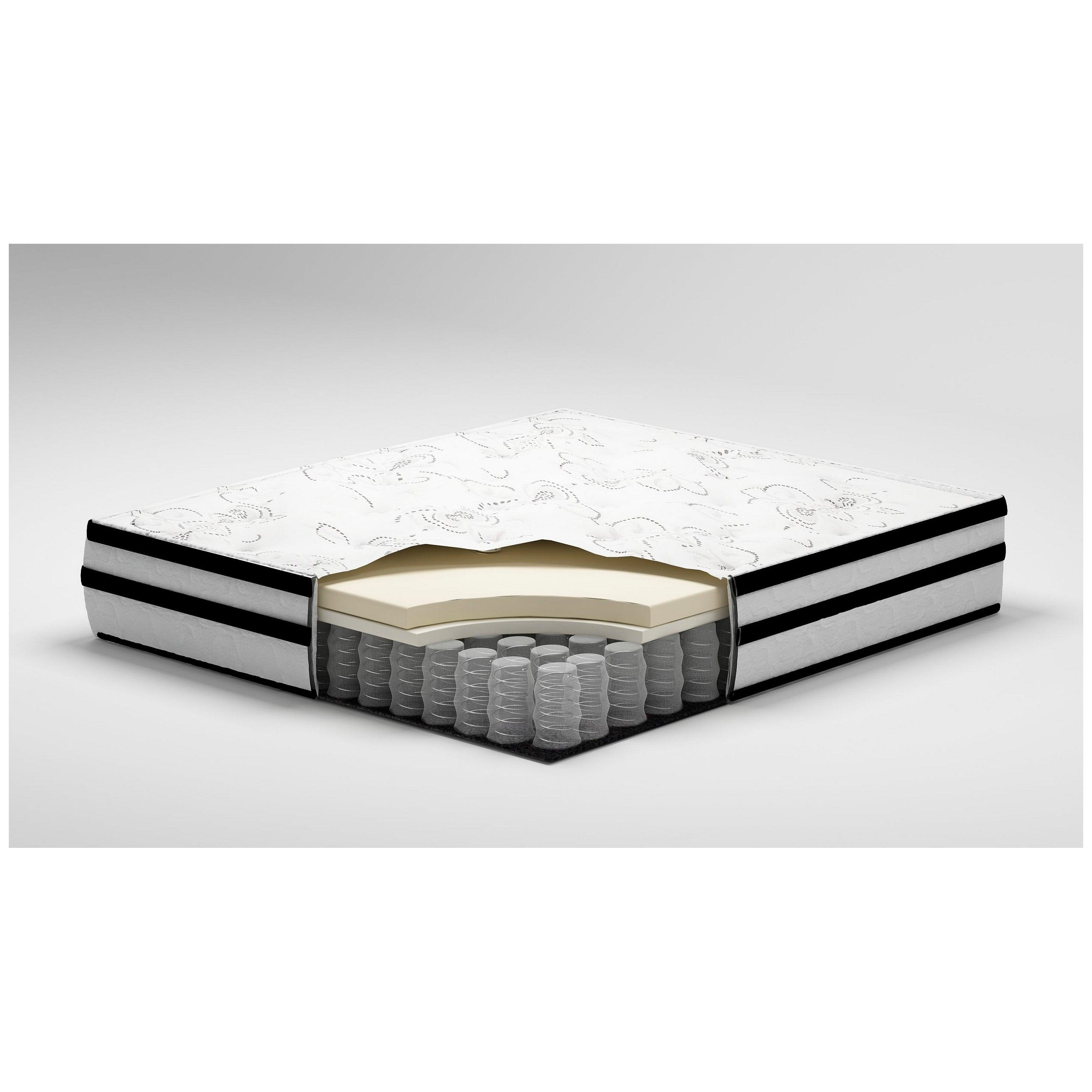 Chime 10 Inch Hybrid California King Mattress in a Box Ash-M69651