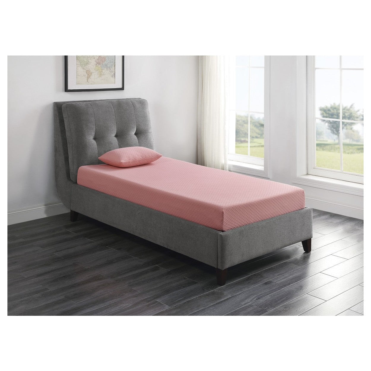 7&quot; Pink Full Mattress Set MT-PG07PKF