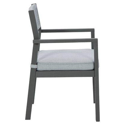 Eden Town Arm Chair with Cushion (Set of 2) Ash-P358-601A