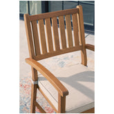 Janiyah Outdoor Dining Arm Chair (Set of 2) Ash-P407-601A