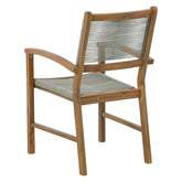 Janiyah Outdoor Dining Arm Chair (Set of 2) Ash-P407-602A