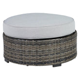 Harbor Court Ottoman with Cushion Ash-P459-814