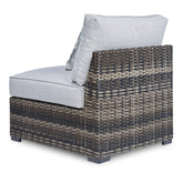 Harbor Court Armless Chair with Cushion (Set of 2) Ash-P459-846