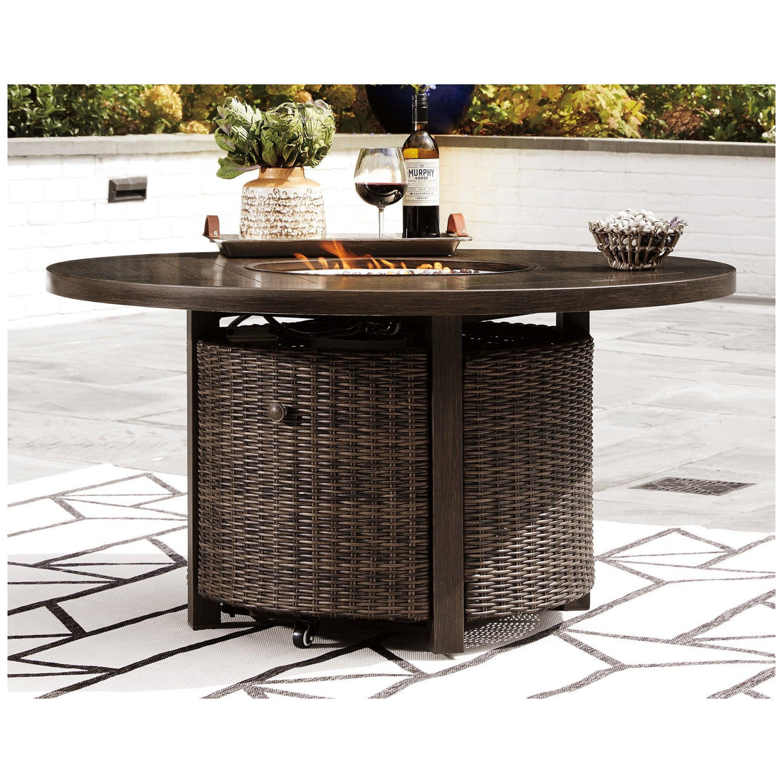 Paradise Trail Fire Pit Table Ash-P750-776