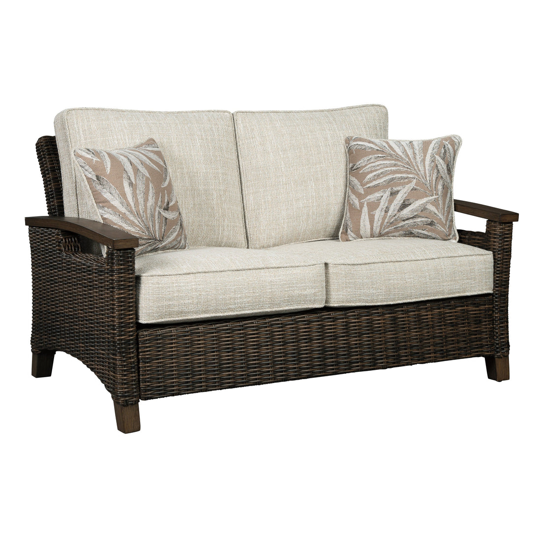 Paradise Trail Loveseat with Cushion Ash-P750-835